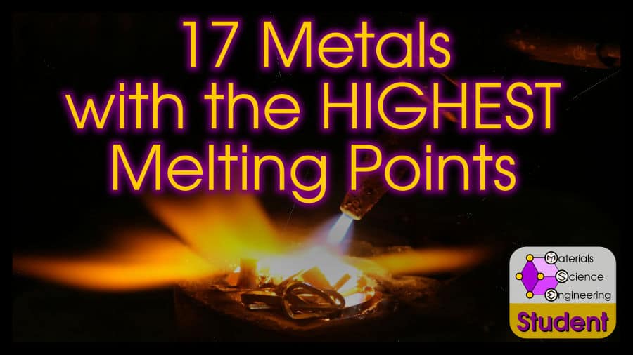 What Metal Has The Highest Melting Point In Fahrenheit